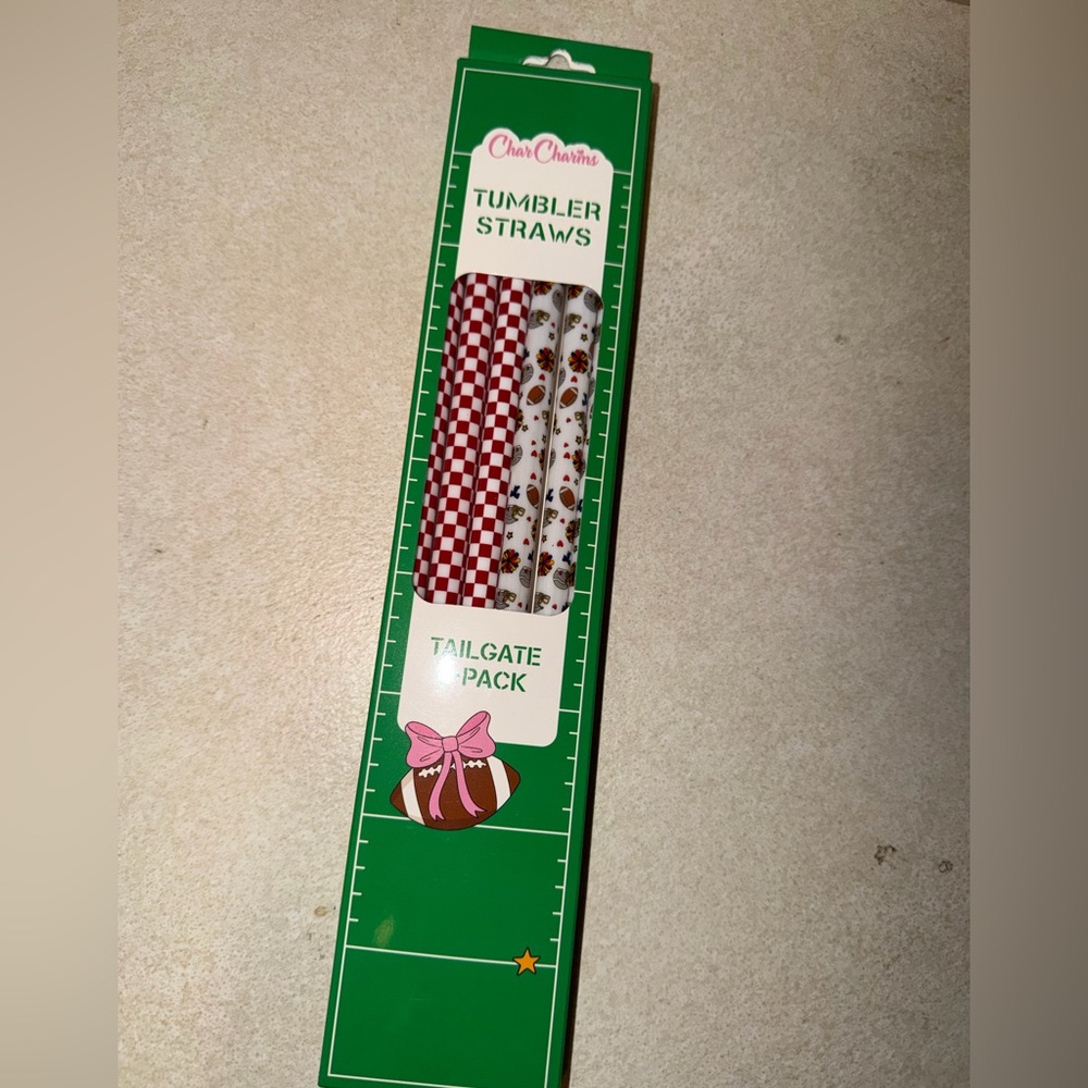 Stanley Char charms 6 pack 40oz tailgate straws